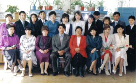 Выпускной класс 1995-1996 учеьного года